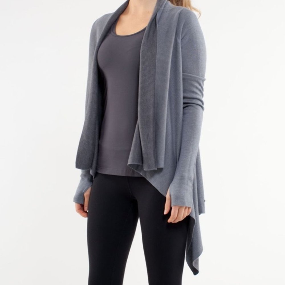 Lululemon Reflection Wrap Reversible Heathered Bl… - image 2